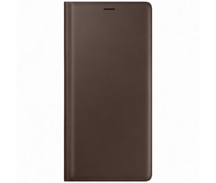 Husa Samsung Galaxy Note9 N960, Leather Wallet, Maro, Blister EF-WN960LAEGWW 