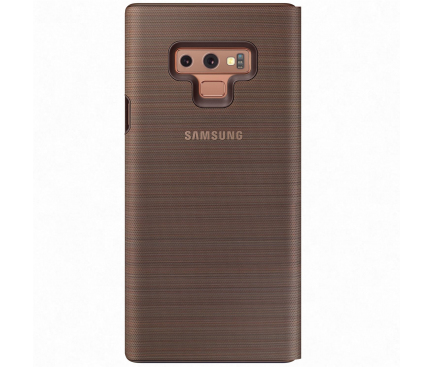 Husa Samsung Galaxy Note9 N960, Led View, Maro, Blister EF-NN960PAEGWW 