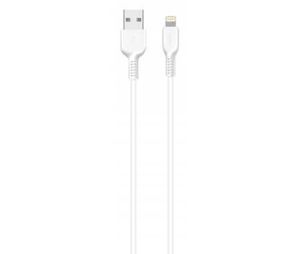 Cablu Date si Incarcare USB-A - Lightning HOCO Flash X20, 18W, 3m, Alb