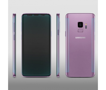 Folie Protectie Ecran Ringke pentru Samsung Galaxy S9 G960, Plastic, Full Face, Set 3 buc, Blister 
