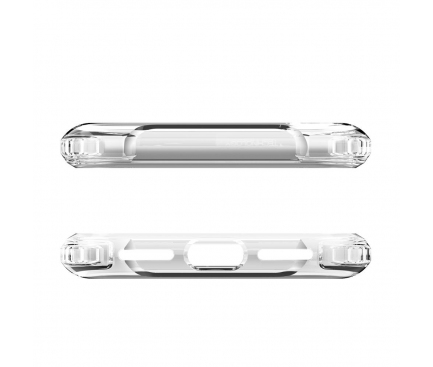 Husa Plastic Spigen Rugged Crystal pentru Apple iPhone X, Transparenta, Blister 057CS22117 