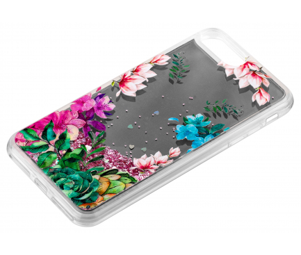 Husa TPU OEM Liquid Mirror Flower pentru Samsung Galaxy J5 (2017) J530, Multicolor, Bulk 