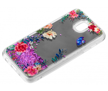 Husa TPU OEM Liquid Mirror Butterfly pentru Samsung Galaxy J5 (2017) J530, Multicolor, Bulk 