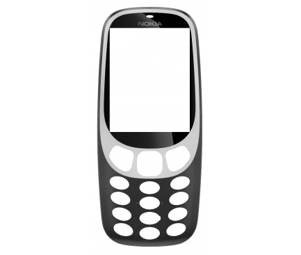 Carcasa fata Gri Inchis Nokia 3310 4G