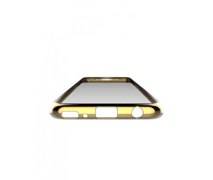 Husa TPU DEVIA pentru Apple iPhone 7 / Apple iPhone 8, Aurie - Transparenta, Blister 