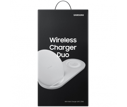 Incarcator Retea Wireless Samsung Galaxy S9+ G965, EP-N6100TWEGWW, Quick Charge, Alb, Blister