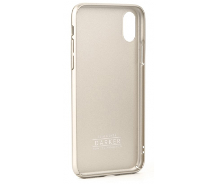 Husa Plastic Roar Darker pentru Apple iPhone X, Aurie, Blister 