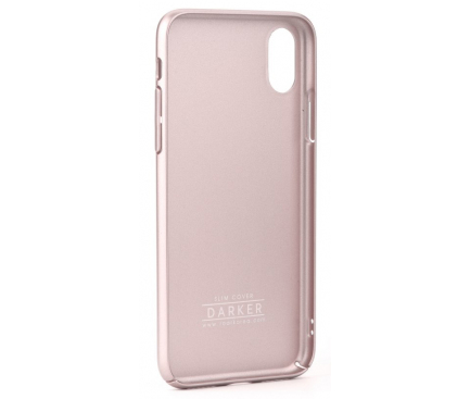 Husa Plastic Roar Darker pentru Apple iPhone X, Roz Aurie, Blister 