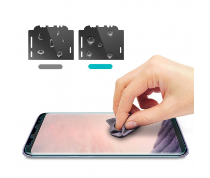 Folie Protectie Ecran Ringke pentru Samsung Galaxy S8+ G955, Plastic, Full Face, Set 3 Buc, Blister 