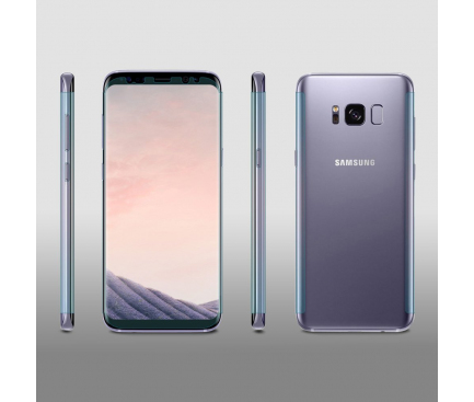 Folie Protectie Ecran Ringke pentru Samsung Galaxy S8+ G955, Plastic, Full Face, Set 3 Buc, Blister 