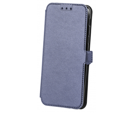 Husa Piele OEM Smart Pocket pentru Apple iPhone 7 / Apple iPhone 8, Bleumarin, Bulk 