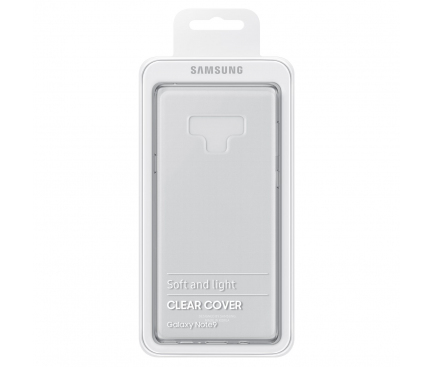 Husa TPU Samsung Galaxy Note9 N960, Clear Cover, Transparenta, Blister EF-QN960TTEGWW 