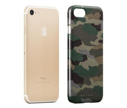 Husa Plastic Burga Tropical Green Camo Apple iPhone 7 / Apple iPhone 8, Blister iP7_SP_ML_03 