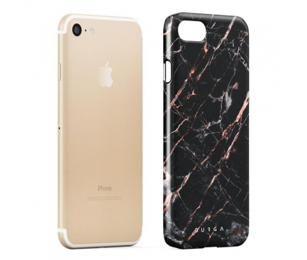 Husa Plastic Burga Rose Gold Marble Apple iPhone 7 / Apple iPhone 8, Blister iP7_SP_MB_30 