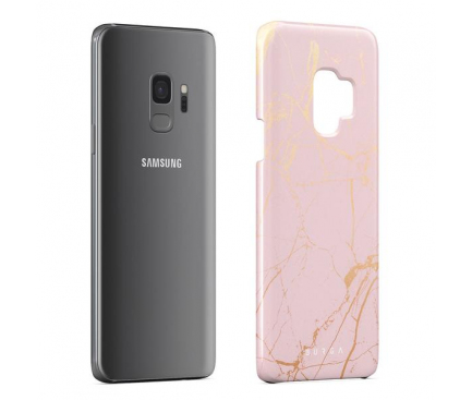 Husa Plastic Burga Peachy Gold Marble Samsung Galaxy S9 G960, Blister S9_SP_MB_05 