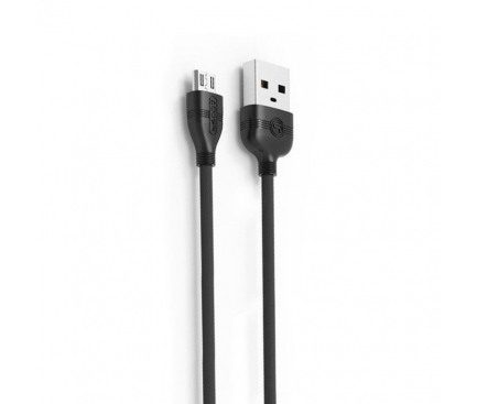 Cablu Date si Incarcare USB la MicroUSB Proda PD-B05m, 1.2 m, Negru, Blister 