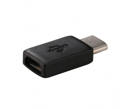 Adaptor Conversie MicroUSB la USB Type-C OEM, Negru