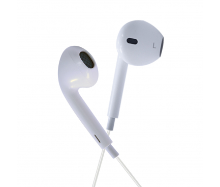 Handsfree Casti EarBuds XO Design XO-S-8 Hi-Fi+, Cu microfon, 3.5 mm, Alb, Blister 