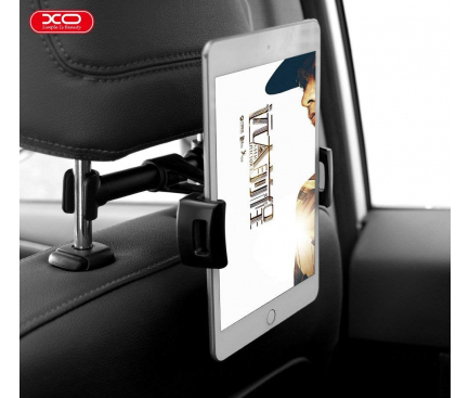 Suport Tetiera Auto Universal XO Design pentru tableta XO-C17, Negru, Blister 