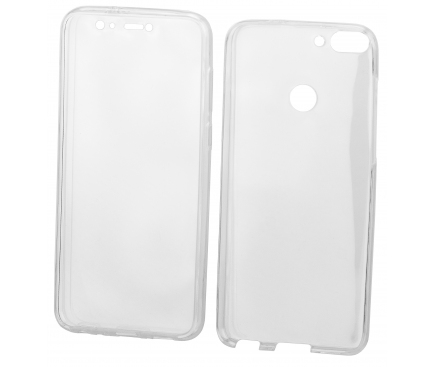 Husa Plastic - TPU OEM Full Cover pentru Huawei P20, Transparenta, Bulk 