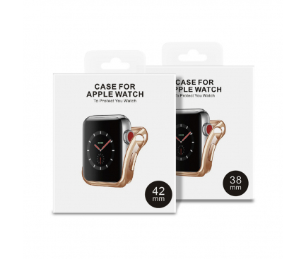 Husa TPU DUX DUCIS pentru Apple Watch Edition series 1/2/3 38mm, Roz Aurie, Blister 