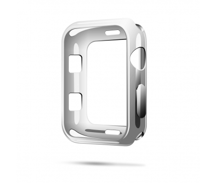 Husa TPU DUX DUCIS pentru Apple Watch Edition series 1/2/3 38mm, Argintie, Blister 