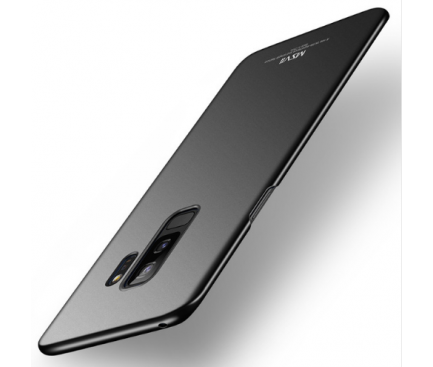Husa Plastic MSVII Slim pentru Samsung Galaxy S9+ G965, Neagra, Blister 