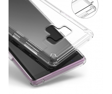 Husa TPU Ringke Fusion pentru Samsung Galaxy Note9 N960, Transparenta, Blister 