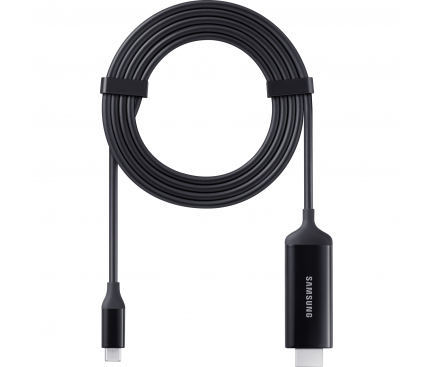Cablu Audio si Video USB-C - HDMI Samsung DeX, 1.38m, Negru EE-I3100FBEGWW