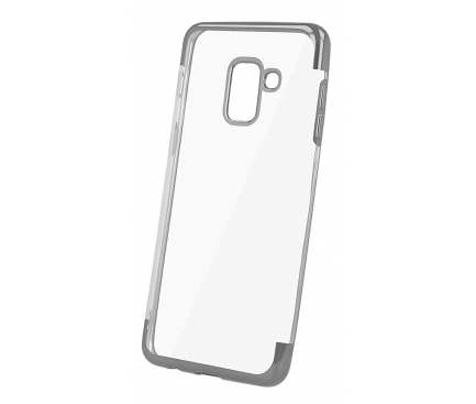 Husa TPU OEM Electro pentru Samsung Galaxy J5 (2017) J530, Argintie - Transparenta, Bulk 