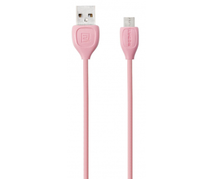 Cablu Date si Incarcare USB la USB Type-C Remax Lesu RC-050a, 1 m, Roz, Blister 