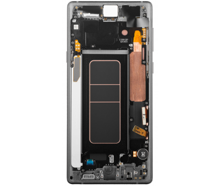 Display cu Touchscreen Samsung Galaxy Note 9 N960, cu Rama, Negru, Service Pack GH97-22270A