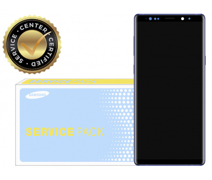 Display cu Touchscreen Samsung Galaxy Note 9 N960, cu Rama, Albastru, Service Pack GH97-22269B