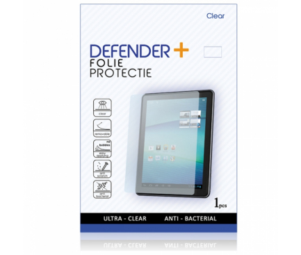 Folie Protectie Ecran Defender+ pentru Huawei MediaPad M3 Lite 10, Plastic, Blister 