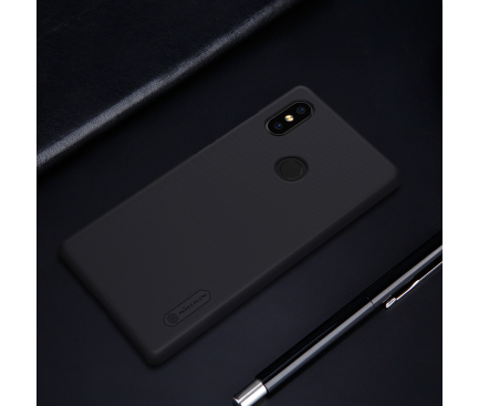 Husa Plastic Nillkin Frosted pentru Xiaomi Mi 8 SE, Neagra, Blister 