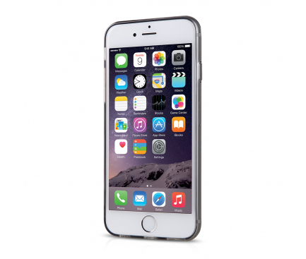 Husa TPU Itskins Zero Gel pentru Apple iPhone 6s, Neagra, Blister AP6S-ZERO-BLCK 