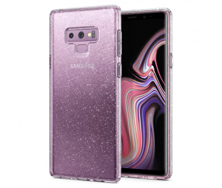 Husa TPU Spigen Liquid Crystal Glitter pentru Samsung Galaxy Note9 N960, Transparenta, Blister 599CS24570 