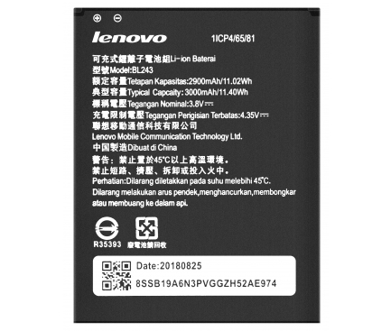 Acumulator Lenovo K3 Note BL243, Bulk 