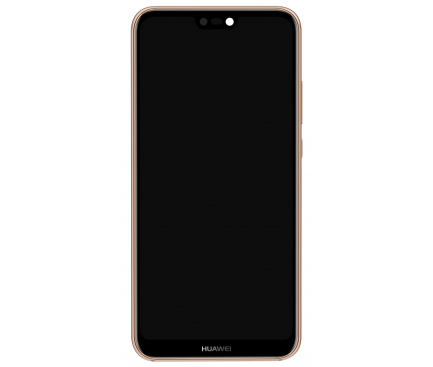 Display - Touchscreen Cu Rama Roz Huawei P20 Lite 