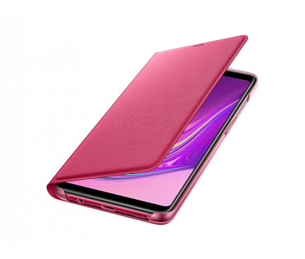 Husa Samsung Galaxy A9 (2018), Flip Wallet, Roz EF-WA920PPEGWW