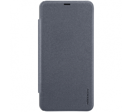 Husa Plastic Nillkin Sparkle pentru Xiaomi Pocophone F1, Neagra, Blister 