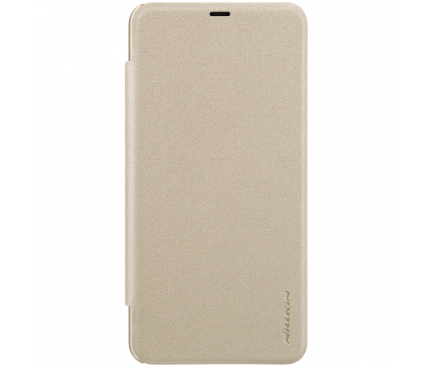 Husa Plastic Nillkin Sparkle pentru Xiaomi Pocophone F1, Aurie, Blister 