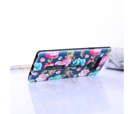Husa Plastic - TPU OEM Chinese Rose pentru Samsung Galaxy Note9 N960, Multicolor, Bulk 