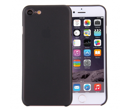 Husa Plastic OEM Ultra Slim pentru Apple iPhone 7 / Apple iPhone 8, Neagra, Bulk 