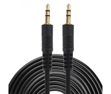 Cablu Audio 3.5 mm la 3.5 mm OEM, 10 m, Negru