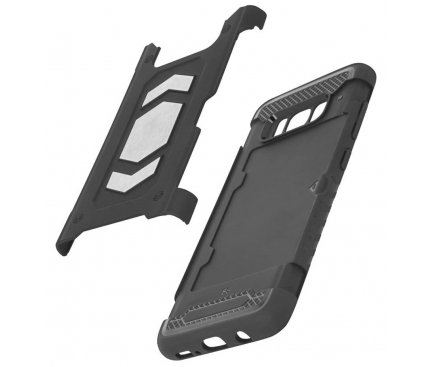 Husa Plastic - TPU OEM Defender pentru Apple iPhone XS Max, Neagra, Bulk 