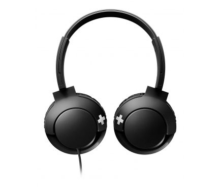 Handsfree Casti On-Ear Philips BASS+, Cu microfon, 3.5 mm, Negru, Blister SHL3075BK/0 