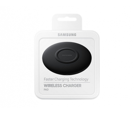Incarcator Retea Wireless Samsung Galaxy Note9 N960, EP-P1100BBEGWW, Negru