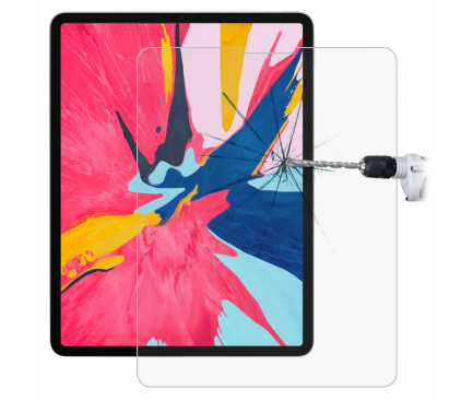 Folie de protectie Ecran OEM pentru Apple iPad Pro 11 (2020) / Pro 11 (2018), Sticla Securizata, Full Glue, Set 2 bucati