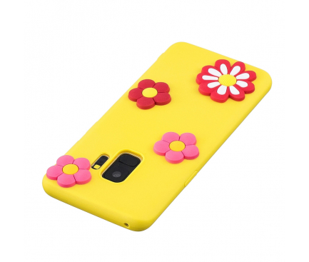 Husa TPU OEM Little Daisy pentru Samsung Galaxy S9 G960, Multicolor, Bulk 